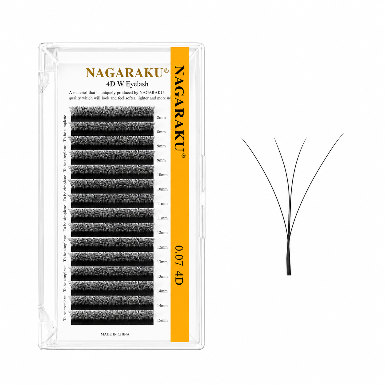 Pestañas Nagaraku 4D W