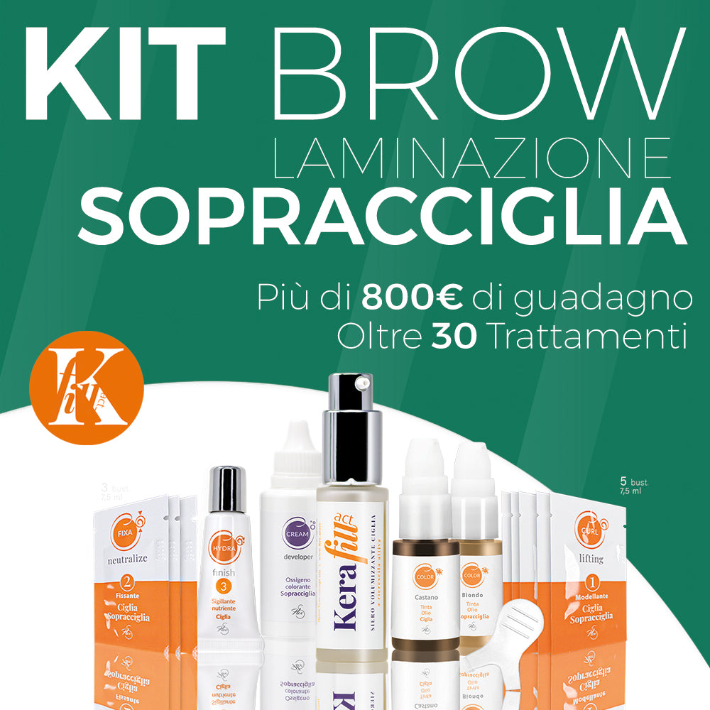 Kit de laminación de cejas kerafill