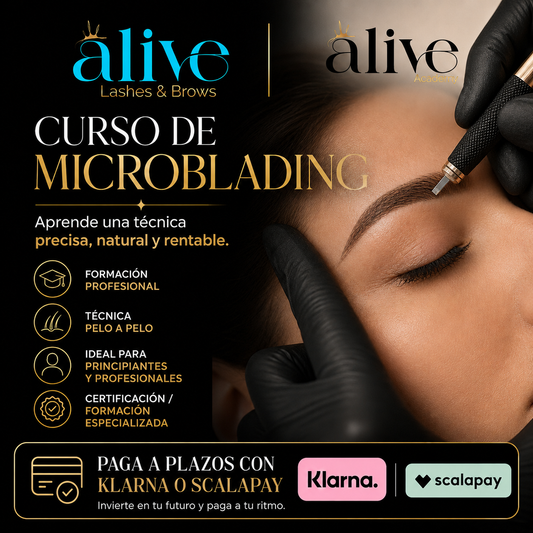 Reserva curso profesional de Microblading con pago a plazos