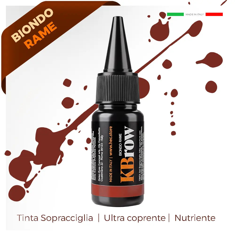 Tinte para cejas KBrow color cobre