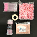 Microbrush, cepillos, parches y anillos para extensiones de pestañas